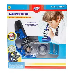 Мікроскоп Eastcolight збільшення до 900 разів, синій (ES21311) - мініатюра 4
