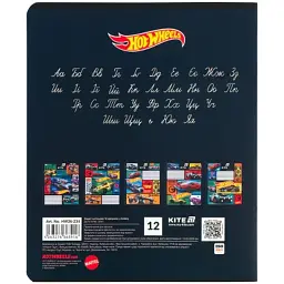 Зошит Kite Hot Wheels, 12 аркушів, лінія (HW26-234) - мініатюра 9