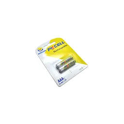 Акумулятор PkCell AAA R03 600mAh 1.2V NiMH Rechargeable Battery, 2шт/бл (PC/AAA600-2BR) - мініатюра 2
