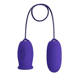 Віброяйце Pretty Love Daisy-Youth Wireless Egg Blue - мініатюра 4