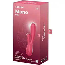 Смарт вібратор-кролик Satisfyer Mono Flex Red - мініатюра 4