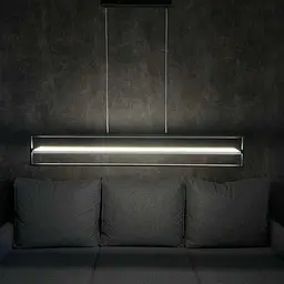 Світильник LED smart PRADA-P+пульт 90W 3000-5000K IP20 прямокутник чорно-білий Violux ( 220735 ) - мініатюра 4