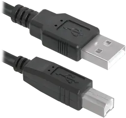 Кабель USB AM-BM, 5.0 м, чорний, USB04-17 Defender