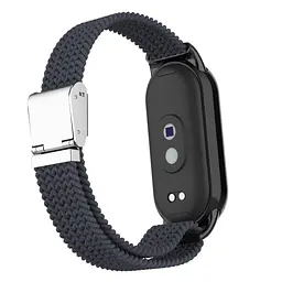 Ремінець до фітнес браслета Armorstandart Braided Solo Loop для Xiaomi Smart Band 10/9/8 Charcoal (ARM86881) - мініатюра 3
