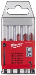 Набір свердел по склу та кахелю GENII 4-8мм кейс 5шт Milwaukee hoz0013170