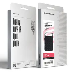 Чохол до мобільного телефона Armorstandart LikeCarbon2 MagCase Apple iPhone 17 Air Carbon Black (ARM86260) - мініатюра 8