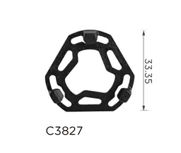 Кліпса для облицювання днища Audi, Seat, Skoda, Volkswagen (WHT003386) (C3827)