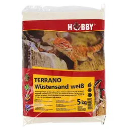 Субстрат для пустельних рептилій Hobby Terrano Desert Sand white 0,1-0,3мм 5кг (34087) - мініатюра 1