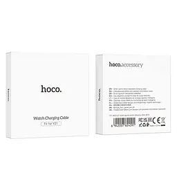 Зарядний USB кабель для Smart Watch Hoco Y21 0.6 м White - мініатюра 2