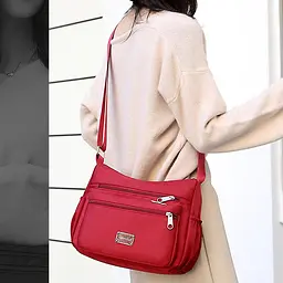 Сумка Italian Bags 20x13x24 см Червоний (id_591) - мініатюра 4