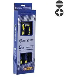 Набір викруток Toptul 5 шт. SL5,SL6,SL8,PH1,PH2 (SDS05)