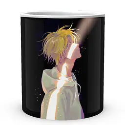 Кухоль GeekLand Banana Fish Бананова Риба Еш BF 02.05 330 мл білий - мініатюра 2