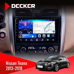 Штатна магнітола Nissan Teana 2013-2018 Decker D10-006 4x64, 4G Decker (НФ-00009515)