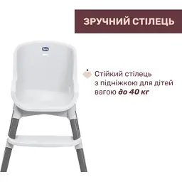 Стілець для годування Chicco Polly Zest, білий (87170.77) - мініатюра 3