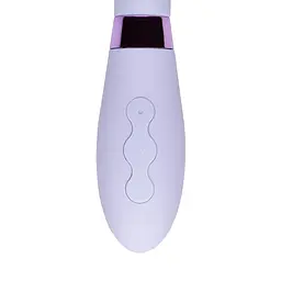 Вібратор Loveline Silicone Tip, 19.8 см (бузковий) - мініатюра 5