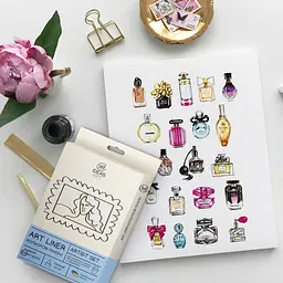 Набір кольорових лінерів, 24 кольори, 24 set Artist set, IDEA10-AL24ARTIST, 99IDEAS - мініатюра 3