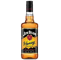 Лікер Jim Beam Honey 32.5% 0.7 л + 1 склянка Хайбол - мініатюра 2