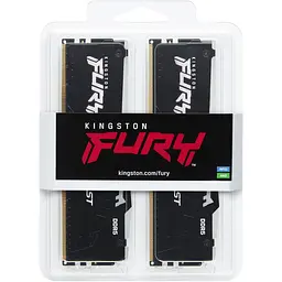 Модуль пам'яті DDR5 Kingston FURY Beast RGB 2x16GB 6000MHz Black (KF560C30BBEAK2-32) [154337] - мініатюра 7