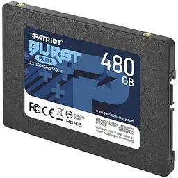 Накопичувач SSD 2.5" 480GB Burst Elite Patriot (PBE480GS25SSDR) - мініатюра 3