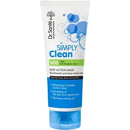Маска глибокої дії Dr. Sante Simply Clean 75 мл