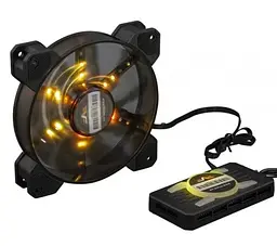 Вентилятор 120 мм, набір RGB-вентиляторів + Fun hub + ДК Frime Iris Flicker KIT, 1200 ±10% Frime teh0028697 - мініатюра 2
