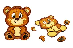 Пазл-збірка "Ведмедик" Puz-22956 PuzzleOk