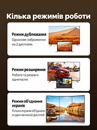 Оптоволоконний кабель HDMI UGREEN HD183 2.1 8K 60 Гц 25 м чорний (55507) - мініатюра 7