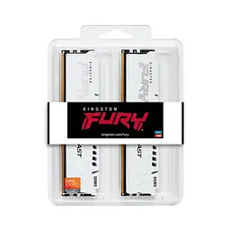 Модуль пам'яті для комп'ютера DDR5 64GB (2x32GB) 5600 MHz Beast White EXPO Kingston Fury (ex.HyperX) (KF556C36BWEK2-64) - мініатюра 5