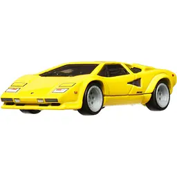 Колекційна модель машинки Hot Wheels Car Culture Lamborghini Countach LP 5000 QV жовта (FPY86/HKC47) - мініатюра 2