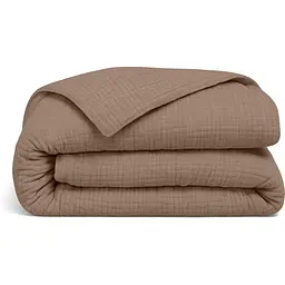 Підковдра полуторна муслін 160х220 BROWN COSAS (4822052481660)