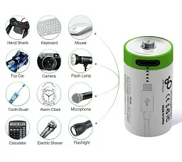 Акумулятор CR2 Smartoools 300 mAh літій-іонний Li-Ion із зарядкою від Type-C 3.7V Випуклий плюс (19326) - мініатюра 7