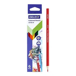 Олiвцi кольорові Deli UC102-6 iSelect 6 кольорів