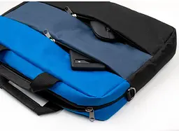 Сумка для ноутбука Vinga NB112 15.6` Black/Blue (NB112BB) [80234] - мініатюра 5