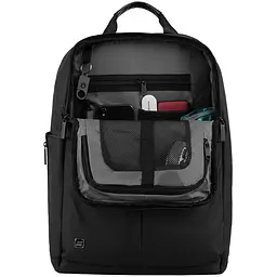 Рюкзак для ноутбука 2E 17" BPN6017 City Traveler, black (2E-BPN6017BK) - мініатюра 4