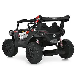 Дитячий електричний джип Bambi Racer 12V одномісний до 30 кг Сірий (DE-169-E-943) - мініатюра 2