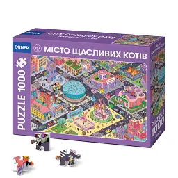 Пазл «Місто щасливих котів» 1000 елементів