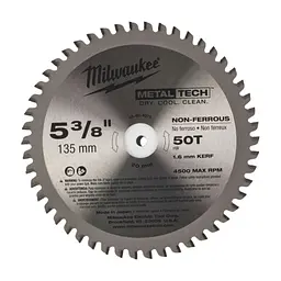 Диск пиляльний Milwaukee по металу, 135х20мм, 50 зуб. (48404075)