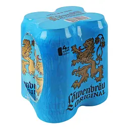 Набір пиво Lowenbrau Original світле 5.1% 4*0.5 л з/б - мініатюра 4