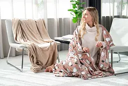 Плед Ardesto Flannel 160х200 см 100% поліестер котики pbe0050435 - мініатюра 4