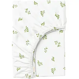 Простирадло Cosas на резинці 90х200х25 olive leaf, зелений (FoliageWillowGreen_90x200x25)