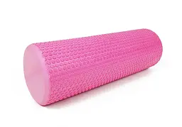 Масажний ролик EasyFit Foam Roller 45 см Рожевий (EF-2030-P)