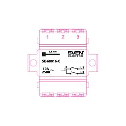 Вимикач Sven SE-60016-C cream (7100040) - мініатюра 3