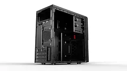 2E Корпус Basis RD860-3U без БП, 1xUSB3.0, 2xUSB2.0, VGA 320мм, mATX, чорний - мініатюра 8