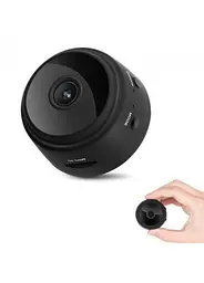 Міні-камера IP P2P HD камера з WiFi A9 чорна 4.5х4.5х2.5 см бездротова - мініатюра 3