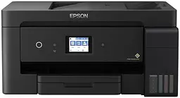 Epson БФП ink color A3 EcoTank L14150 38_24 ppm Fax ADF Duplex USB Ethernet Wi-Fi 4 inks Black Pigment - мініатюра 4