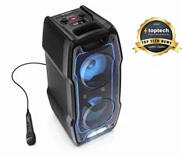 Портативна колонка SHARP PS931BK 180 W IPX4 RGB Black - мініатюра 2