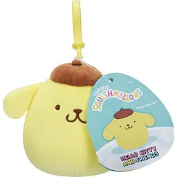 М'яка іграшка Squishmallows Hello Kitty на кліпсі Помпомпурін 9 см (SQSN00273) - мініатюра 3