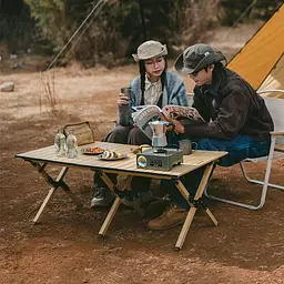 Складний стіл Naturehike (CNK2300JU010) 118x60см, алюміній, чорний - мініатюра 3