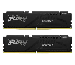 Оперативна пам'ять Kingston FURY 64GB (2x32GB) DDR5 6000MHz Beast Black EXPO (KF560C36BBEK2-64)