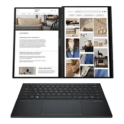 Ноутбук Asus ZenBook Duo 14 UX8406CA-PZ042X,UX8406CA-PZ042X,Ultra 9 185H (16 ядер),Arc 8 Core,32GB 6400MHz LPDDR5x - мініатюра 2